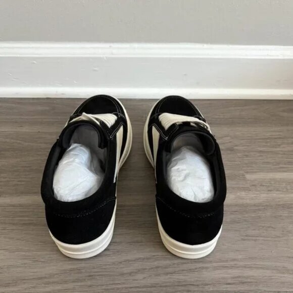 Rick Owens Black Suede Vans - Picture 3 of 4